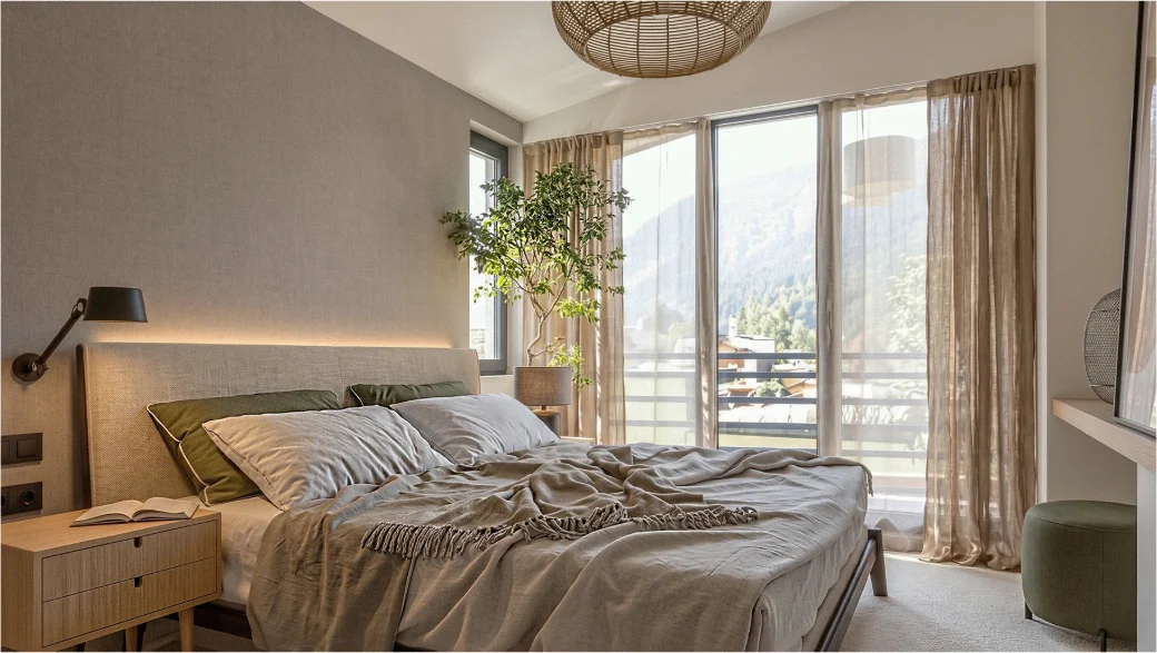 LEAF MINT — interior visualisation of this apartment in Plovdiv, view 5 of 12