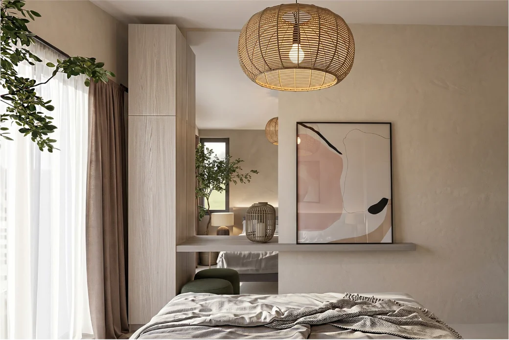LEAF MINT — interior visualisation of this apartment in Plovdiv, view 6 of 12