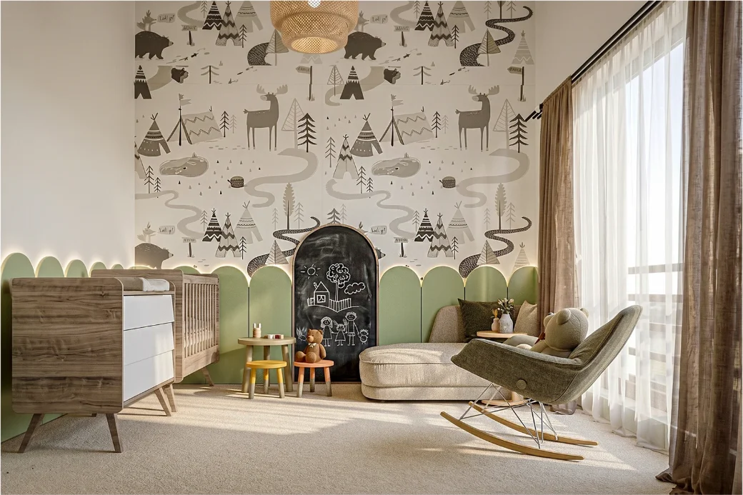 LEAF MINT — interior visualisation of this apartment in Plovdiv, view 11 of 12