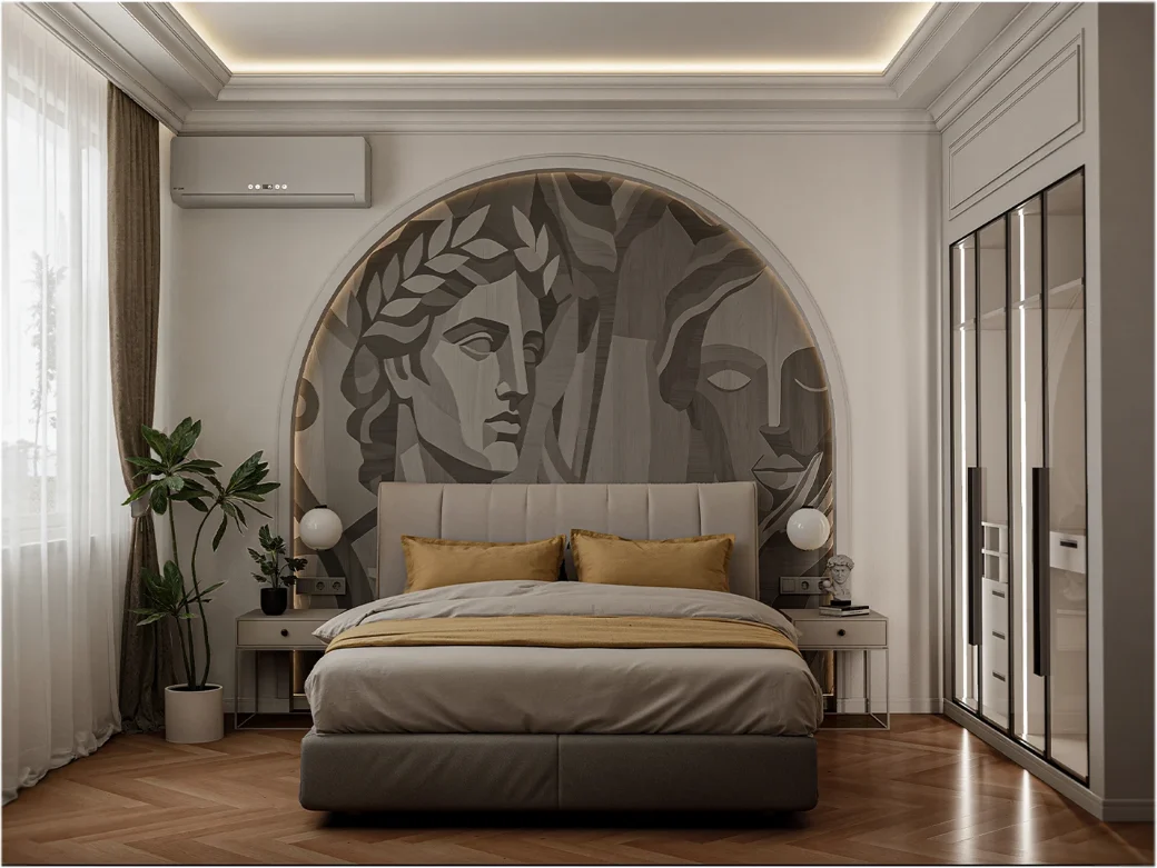 OLYMPUS VIEW — interior visualisation of this apartment in Sofia, view 5 of 9