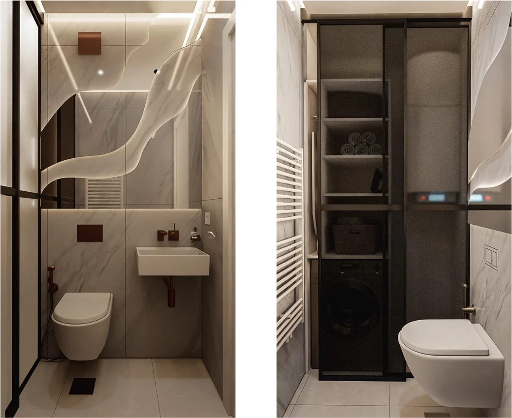 OLYMPUS VIEW — interior visualisation of this apartment in Sofia, view 7 of 9