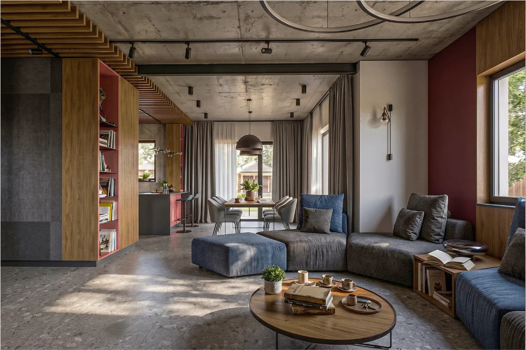 ORION — interior visualisation of this apartment in Lozenets, Sofia, view 1 of 10