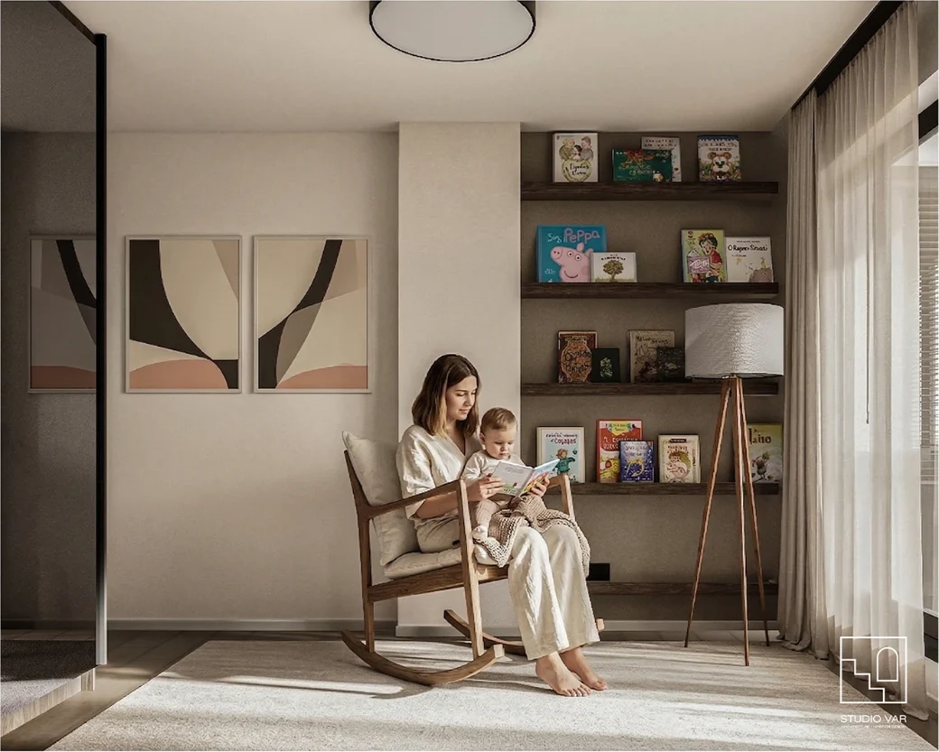 RING VALLEY — interior visualisation of this apartment in Sofia, view 6 of 12