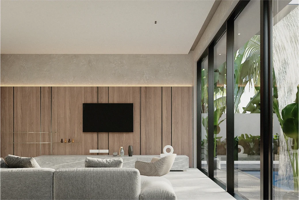 SAPHIR — interior visualisation of this villa in Boyana, Sofia, view 1 of 5