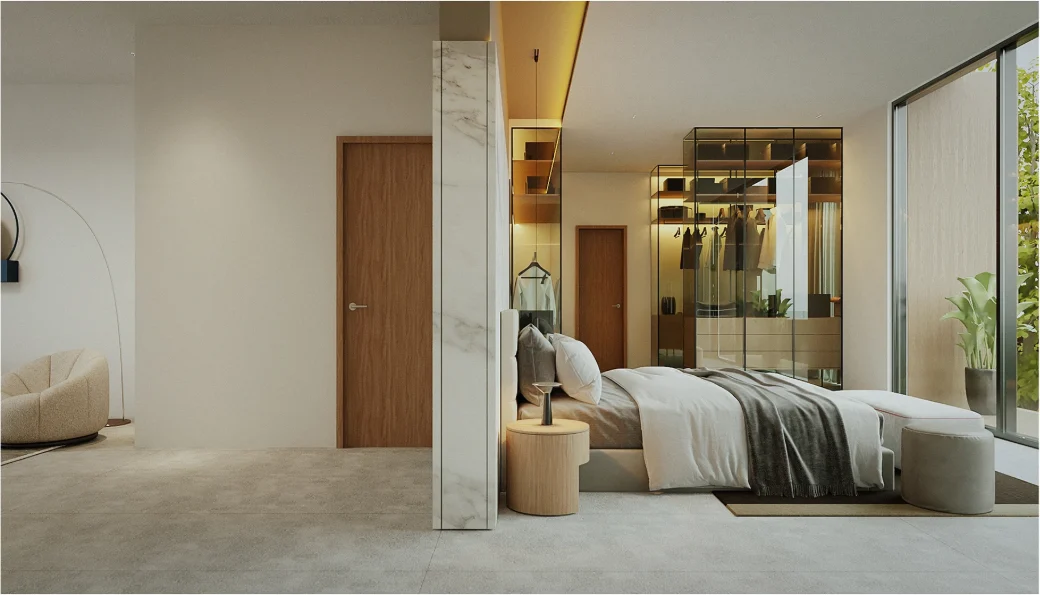 SAPHIR — interior visualisation of this villa in Boyana, Sofia, view 4 of 5