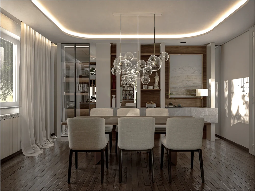 TERRA — interior visualisation of this apartment in Varna, view 3 of 10