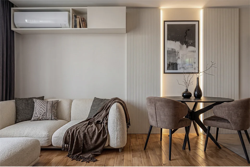 THE NEST — interior visualisation of this apartment in Sofia, view 3 of 8
